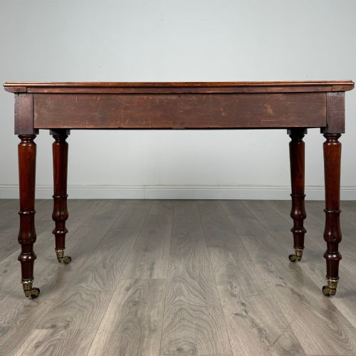 ANTIQUE 19TH CENTURY WRITING TABLE IN MAHOGANY - ADDITIONAL PHOTO 4