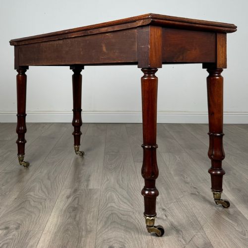 ANTIQUE 19TH CENTURY WRITING TABLE IN MAHOGANY - ADDITIONAL PHOTO 8