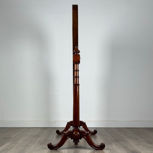 ANTIQUE LARGE 19TH CENTURY FINE QUALITY VICTORIAN CHEVAL MIRROR - ADDITIONAL PHOTO 3