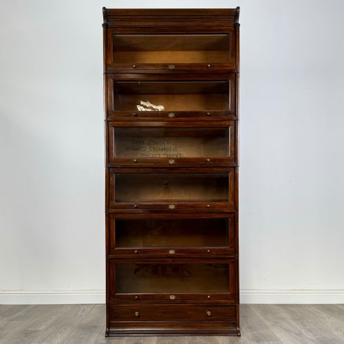 antique 20th century 6 tier stacking barristers bookcase - CATEGORY: ANTIQUE BOOKCASES - DATED EDWARDIAN