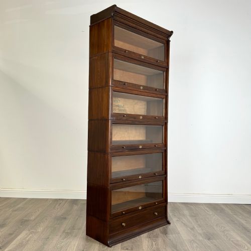 ANTIQUE 20TH CENTURY 6 TIER STACKING BARRISTERS BOOKCASE - ADDITIONAL PHOTO 7
