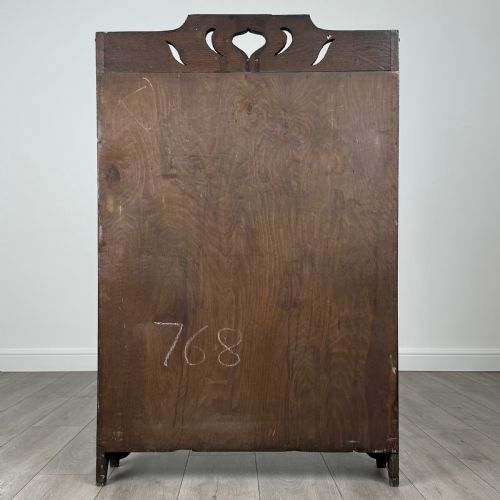 ANTIQUE 20TH CENTURY SMALL ARTS AND CRAFTS BOOKCASE IN OAK - ADDITIONAL PHOTO 4
