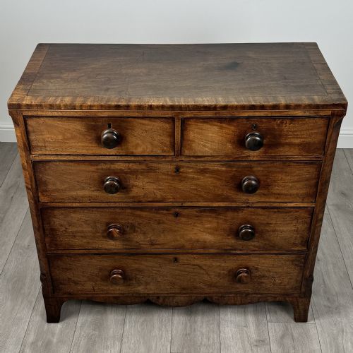 ANTIQUE 18TH CENTURY FINEST QUALITY MAHOGANY CHEST OF DRAWERS - ADDITIONAL PHOTO 8