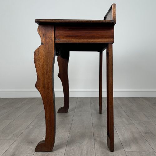 ANTIQUE 19TH CENTURY CONSOLE TABLE SIDE TABLE IN MAHOGANY - ADDITIONAL PHOTO 2