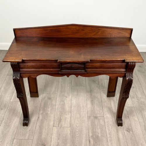 ANTIQUE 19TH CENTURY CONSOLE TABLE SIDE TABLE IN MAHOGANY - ADDITIONAL PHOTO 7