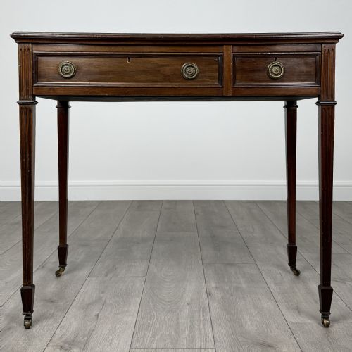 antique 20th century writing table in mahogany - CATEGORY: ANTIQUE TABLES - DATED EDWARDIAN