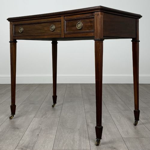 ANTIQUE 20TH CENTURY WRITING TABLE IN MAHOGANY - ADDITIONAL PHOTO 1