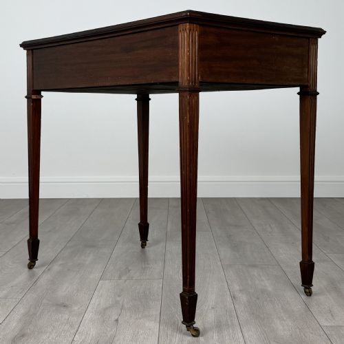 ANTIQUE 20TH CENTURY WRITING TABLE IN MAHOGANY - ADDITIONAL PHOTO 2