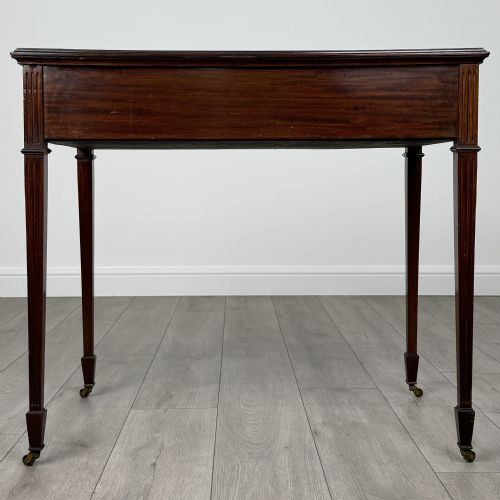 ANTIQUE 20TH CENTURY WRITING TABLE IN MAHOGANY - ADDITIONAL PHOTO 3