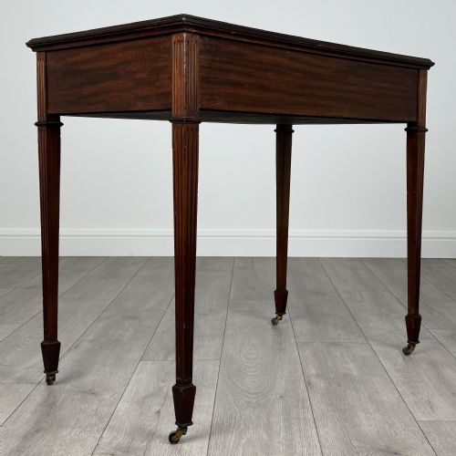 ANTIQUE 20TH CENTURY WRITING TABLE IN MAHOGANY - ADDITIONAL PHOTO 4