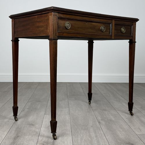 ANTIQUE 20TH CENTURY WRITING TABLE IN MAHOGANY - ADDITIONAL PHOTO 7