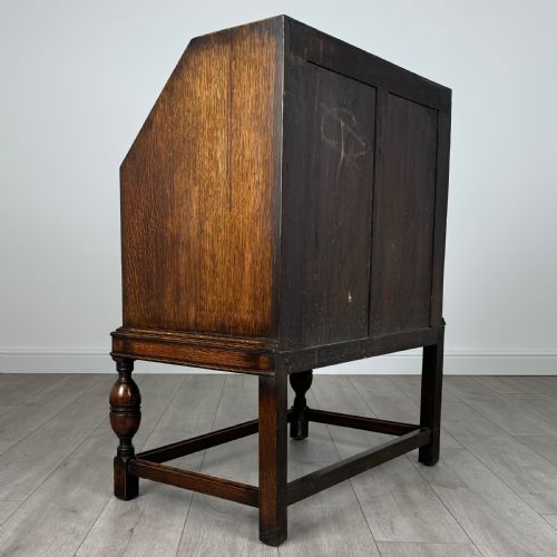 ANTIQUE 20TH CENTURY OAK BUREAU OF GOOD QUALITY - ADDITIONAL PHOTO 4