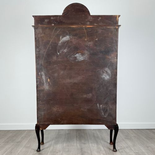 ANTIQUE 20TH CENTURY GLAZED DISPLAY CABINET IN MAHOGANY - ADDITIONAL PHOTO 6