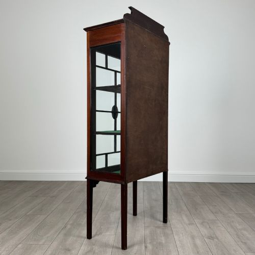 ANTIQUE LATE 19TH CENTURY DISPLAY CABINET IN MAHOGANY - ADDITIONAL PHOTO 3