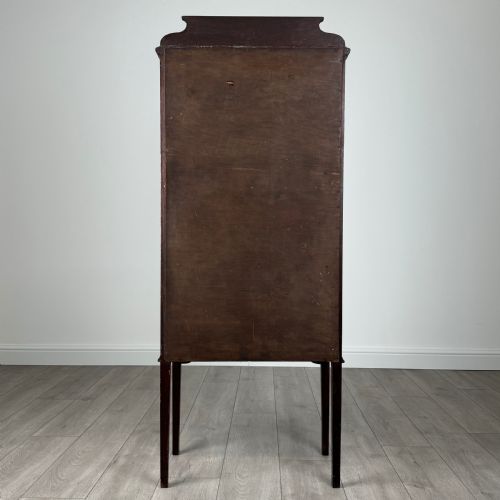 ANTIQUE LATE 19TH CENTURY DISPLAY CABINET IN MAHOGANY - ADDITIONAL PHOTO 4