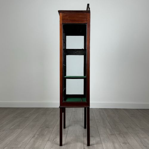 ANTIQUE LATE 19TH CENTURY DISPLAY CABINET IN MAHOGANY - ADDITIONAL PHOTO 5