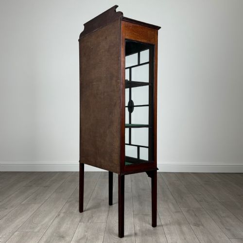 ANTIQUE LATE 19TH CENTURY DISPLAY CABINET IN MAHOGANY - ADDITIONAL PHOTO 6