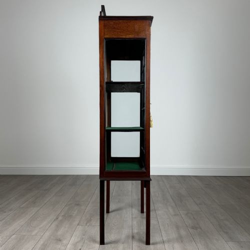 ANTIQUE LATE 19TH CENTURY DISPLAY CABINET IN MAHOGANY - ADDITIONAL PHOTO 7