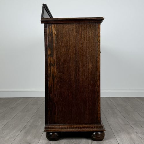 ANTIQUE 20TH CENTURY GOOD QUALITY SIDEBOARD IN OAK - ADDITIONAL PHOTO 7