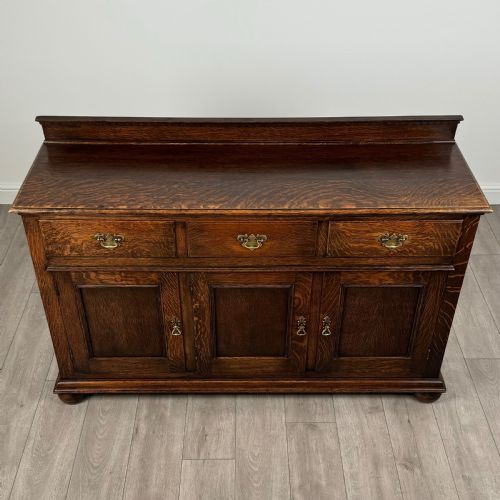 ANTIQUE 20TH CENTURY GOOD QUALITY SIDEBOARD IN OAK - ADDITIONAL PHOTO 11