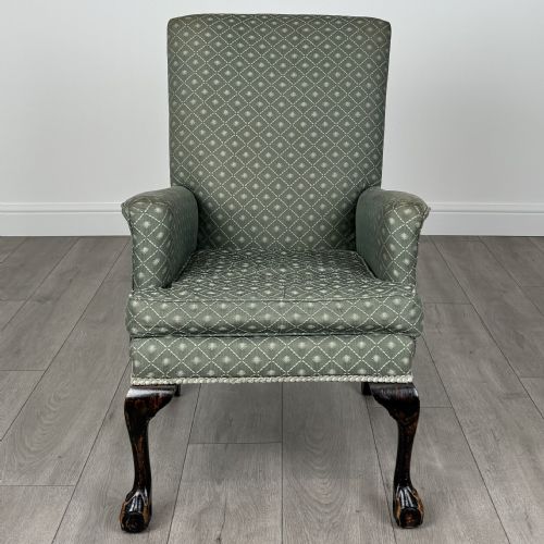 ANTIQUE 20TH CENTURY ARMCHAIR OF SMALL PROPORTIONS IN OAK - ADDITIONAL PHOTO 7