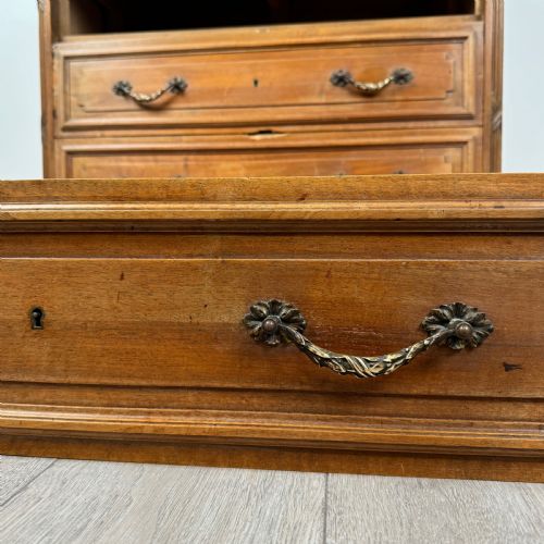 ANTIQUE 19TH CENTURY FRENCH CHEST OF DRAWERS IN WALNUT - ADDITIONAL PHOTO 10