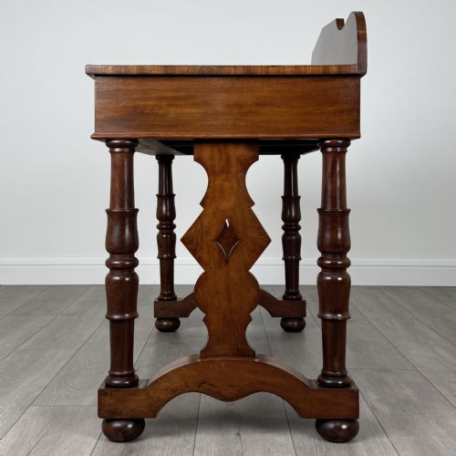 ANTIQUE 19TH CENTURY GOOD QUALITY SIDE TABLE IN MAHOGANY - ADDITIONAL PHOTO 2