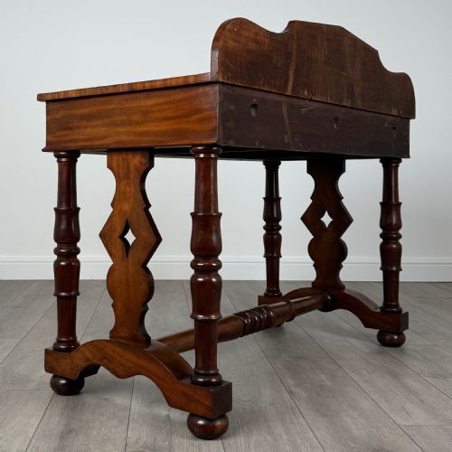 ANTIQUE 19TH CENTURY GOOD QUALITY SIDE TABLE IN MAHOGANY - ADDITIONAL PHOTO 3