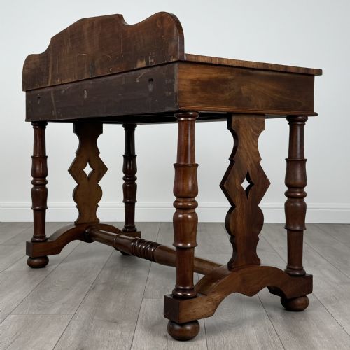ANTIQUE 19TH CENTURY GOOD QUALITY SIDE TABLE IN MAHOGANY - ADDITIONAL PHOTO 4