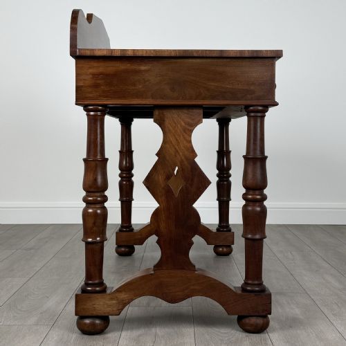 ANTIQUE 19TH CENTURY GOOD QUALITY SIDE TABLE IN MAHOGANY - ADDITIONAL PHOTO 6