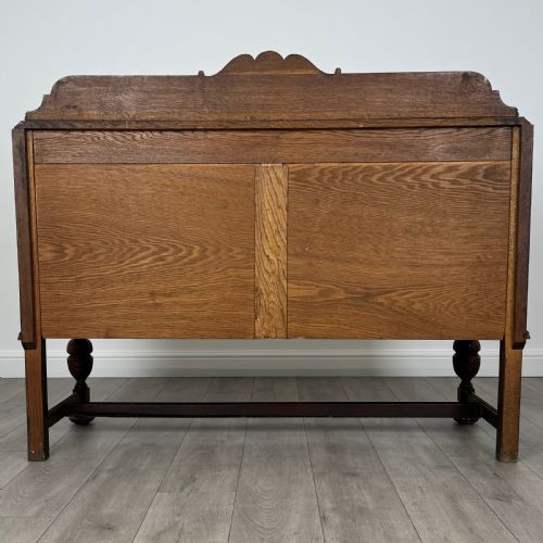ANTIQUE 20TH CENTURY ART NOUVEAU SIDEBOARD IN OAK - ADDITIONAL PHOTO 5
