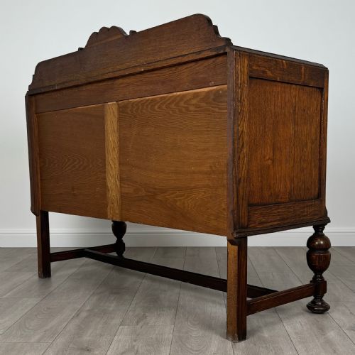 ANTIQUE 20TH CENTURY ART NOUVEAU SIDEBOARD IN OAK - ADDITIONAL PHOTO 8