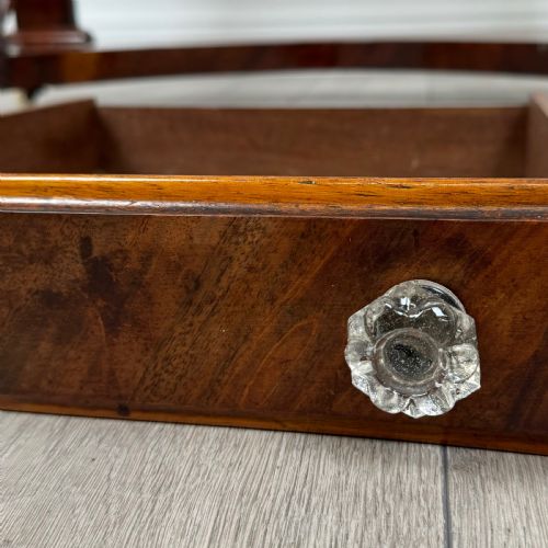 ANTIQUE 19TH CENTURY CONSOLE TABLE IN MAHOGANY - ADDITIONAL PHOTO 10