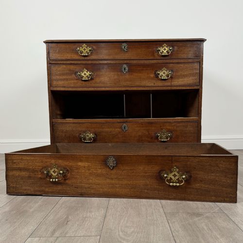 ANTIQUE 19TH CENTURY CHEST OF DRAWERS IN MAHOGANY - ADDITIONAL PHOTO 9