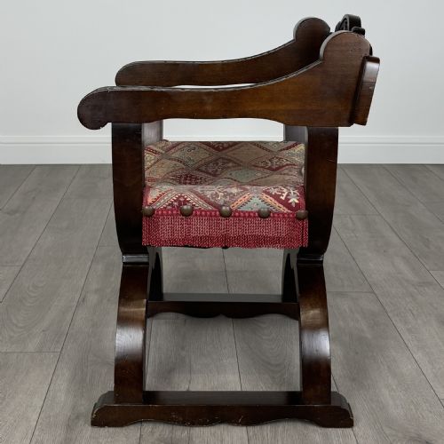 ANTIQUE 20TH CENTURY PAIR OF FRENCH ARMCHAIRS IN MAHOGANY - ADDITIONAL PHOTO 13