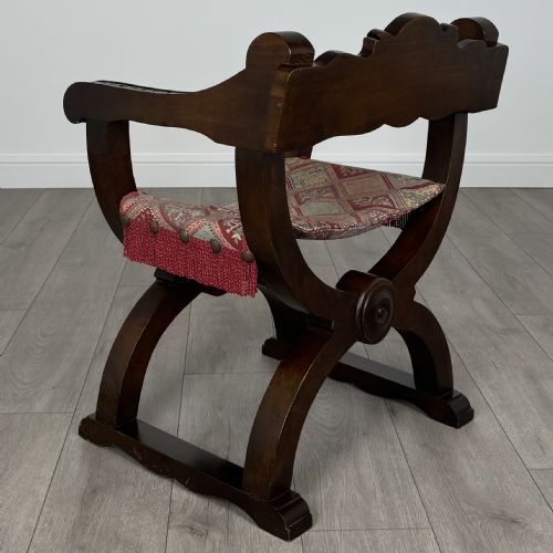 ANTIQUE 20TH CENTURY PAIR OF FRENCH ARMCHAIRS IN MAHOGANY - ADDITIONAL PHOTO 16