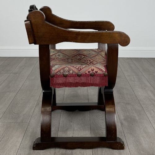 ANTIQUE 20TH CENTURY PAIR OF FRENCH ARMCHAIRS IN MAHOGANY - ADDITIONAL PHOTO 17