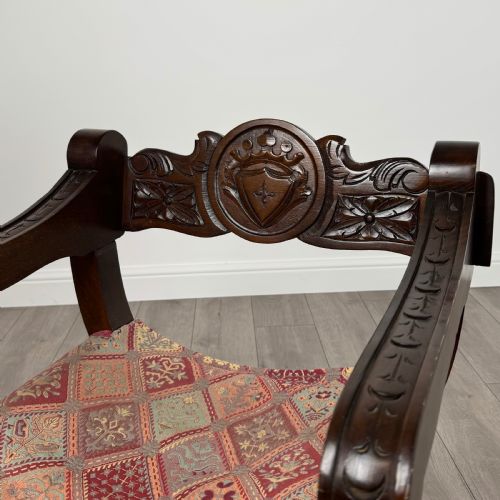 ANTIQUE 20TH CENTURY PAIR OF FRENCH ARMCHAIRS IN MAHOGANY - ADDITIONAL PHOTO 24