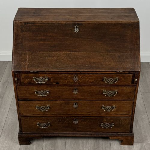 ANTIQUE 18TH CENTURY FINE QUALITY BUREAU IN OAK - ADDITIONAL PHOTO 9