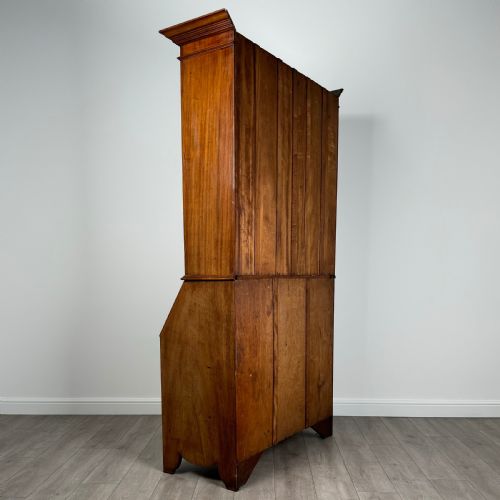 ANTIQUE 20TH CENTURY BUREAU BOOKCASE IN MAHOGANY - ADDITIONAL PHOTO 4