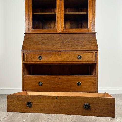 ANTIQUE 20TH CENTURY BUREAU BOOKCASE IN MAHOGANY - ADDITIONAL PHOTO 10