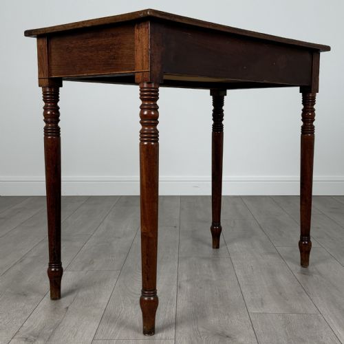 ANTIQUE 18TH CENTURY FINE QUALITY WRITING TABLE IN MAHOGANY - ADDITIONAL PHOTO 2
