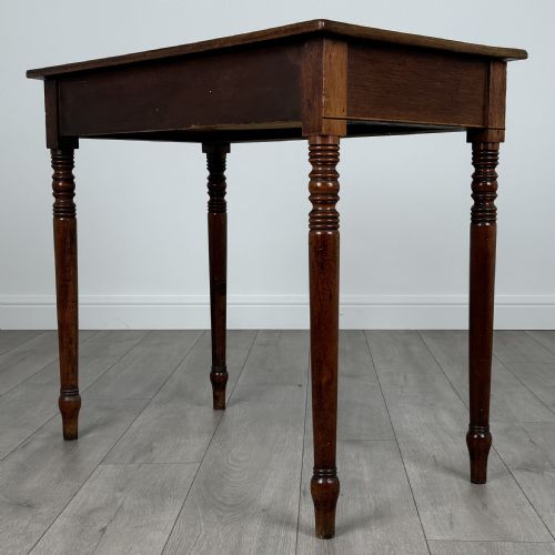 ANTIQUE 18TH CENTURY FINE QUALITY WRITING TABLE IN MAHOGANY - ADDITIONAL PHOTO 5