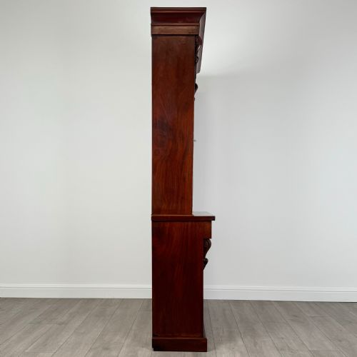 ANTIQUE 19TH CENTURY GOOD QUALITY BOOKCASE IN MAHOGANY - ADDITIONAL PHOTO 6