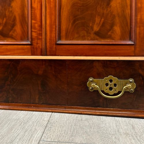 ANTIQUE 19TH CENTURY GOOD QUALITY BOOKCASE IN MAHOGANY - ADDITIONAL PHOTO 11