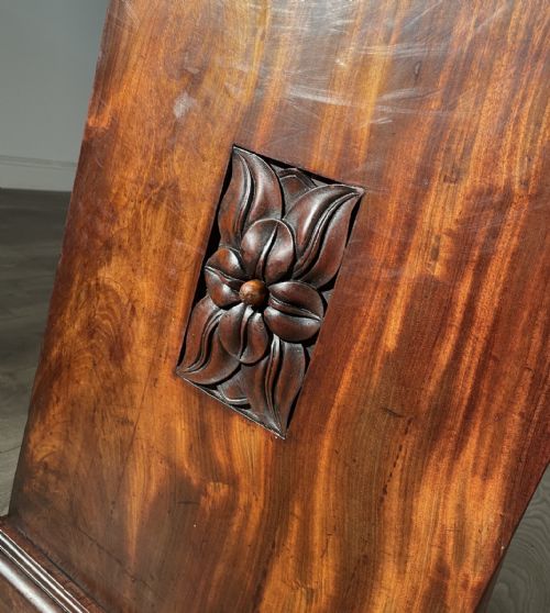 ANTIQUE EARLY VICTORIAN PEDESTAL SIDEBOARD IN MAHOGANY - ADDITIONAL PHOTO 18