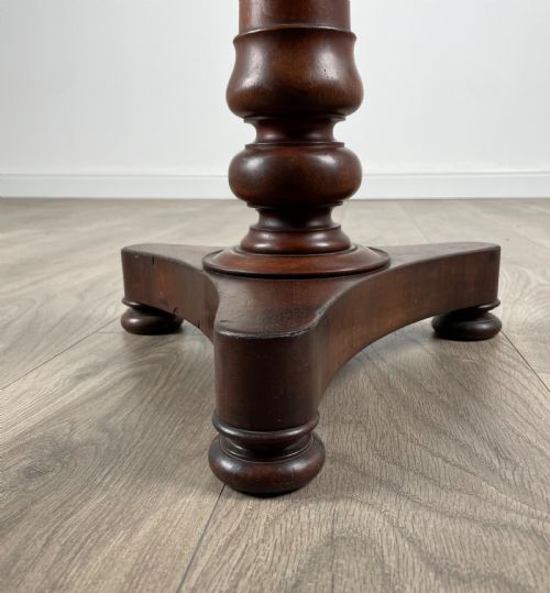 ANTIQUE 19TH CENTURY PIANO STOOL IN MAHOGANY - ADDITIONAL PHOTO 3