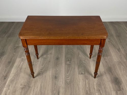 ANTIQUE 18TH CENTURY TEA TABLE IN MAHOGANY - ADDITIONAL PHOTO 5