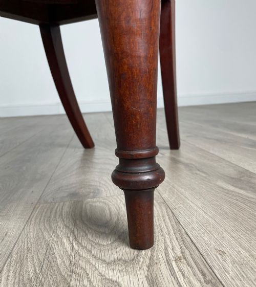ANTIQUE 19TH CENTURY SET OF 6 DINING CHAIRS IN MAHOGANY - ADDITIONAL PHOTO 5