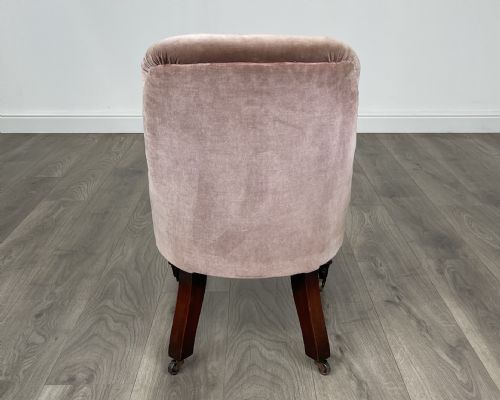 ANTIQUE ORIGINAL VICTORIAN CHILDREN'S ARMCHAIR IN MAHOGANY - ADDITIONAL PHOTO 7